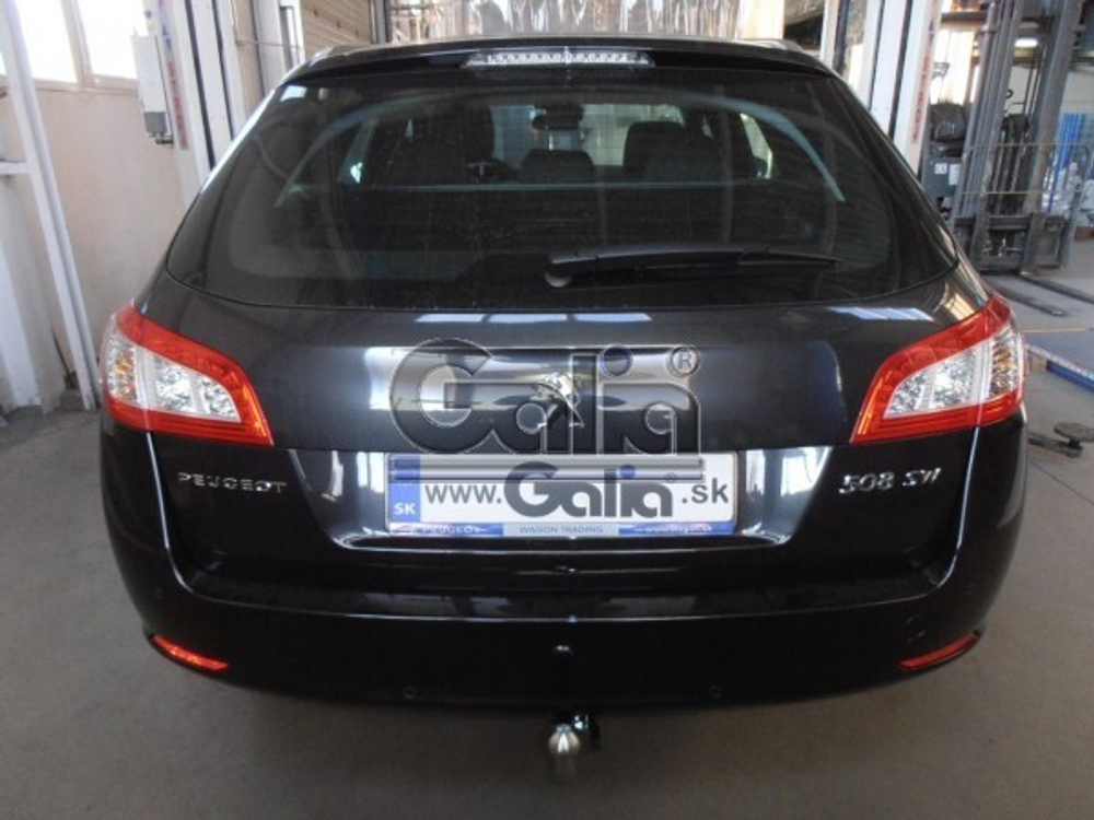 Фаркоп оцинкованный Galia P044A для Peugeot 508 универсал 2011-(паспорт и сертификат в комплекте)(без электрики)