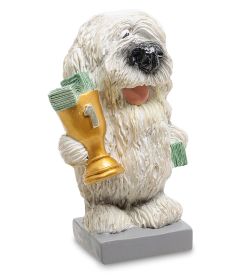 RV-917 Статуэтка Собака Комондор «Желаю блестящих побед» (W.Stratford)