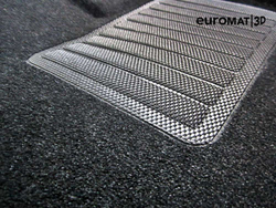 Коврики салона для  SUBARU Outback (2021-) Euromat 3D Business черные Арт EMC3D-004711