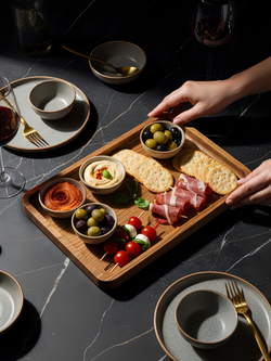 Поднос деревянный прямоугольный 30х20 см