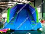 Надувная горка для зорба "Blue ramp"