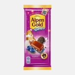 Шоколад Alpen Gold Oreo молочный Черничная поляна 85г