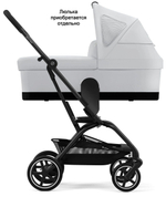 Прогулочная коляска Cybex Eezy S Twist Plus 2 BLK Fog Grey с дождевиком