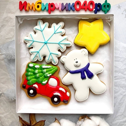 Имбирные пряники новый год 2025