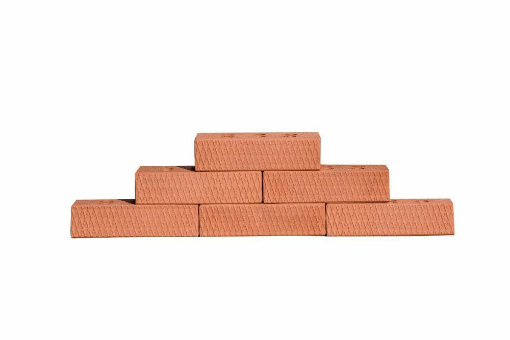 Кирпич рядовой полнотелый рифленый М200