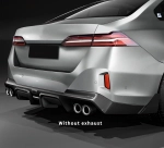 Диффузор заднего бампера для BMW 5 серии G60 G68 2024+ БМВ Обвес Бампер