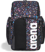 ARENA SPIKY III BACKPACK 45 ALLOVER CONFETTI BLACK