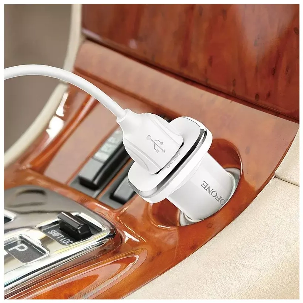 АЗУ с кабелем Type-C 1USB 3.0A BZ12A Borofone white