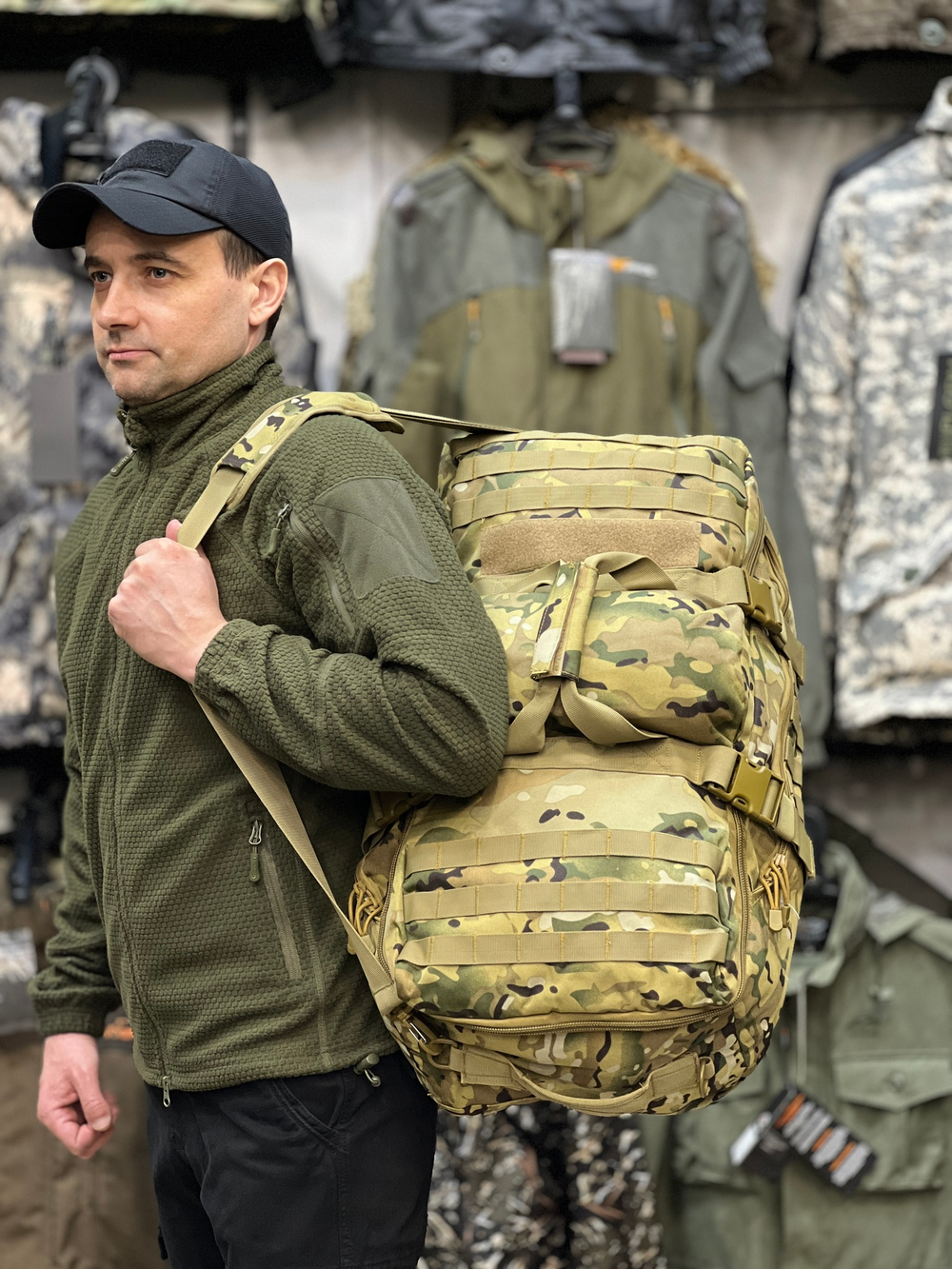 Рюкзак-сумка баул 7.62, 60 л, Мультикам