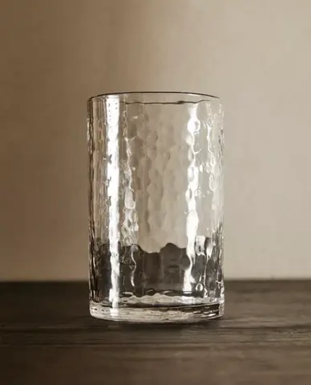 ZARA HOME СТАКАН ИЗ СТЕКЛА АСИММЕТРИЧНОЙ ФОРМЫ ДЛЯ ПРОХЛАДИТЕЛЬНЫХ НАПИТКОВ