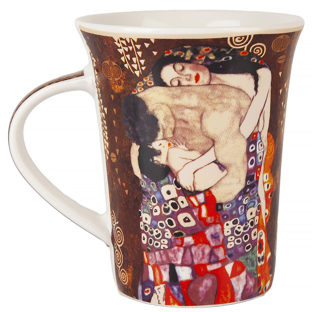 Кружка фарфоровая "Klimt" v= 320 мл (подарочная упаковка)