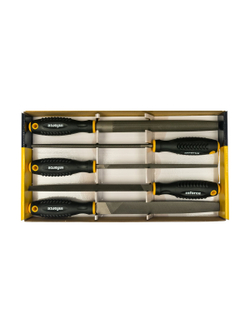 Набор напильников Inforce 200мм, 5 штук 06-15-06