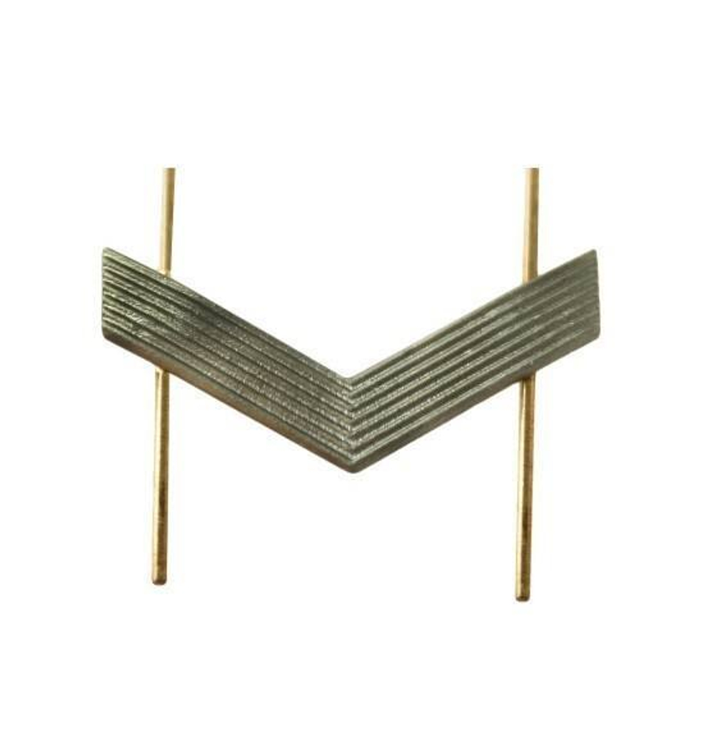 Лычка оливковая металлическая ВС Ефрейтор