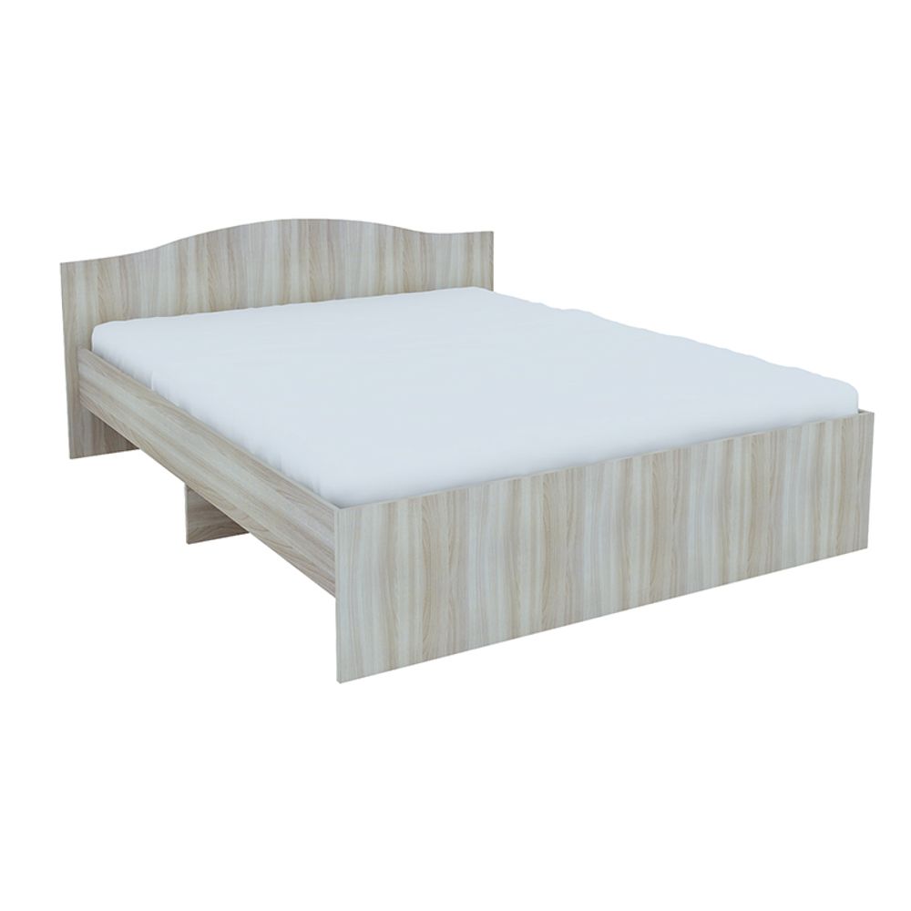 Кровать "Доминик" М-6 1600Л (ясень шимо светлый), ЛДСП, Комфорт-S, г. Ижевск