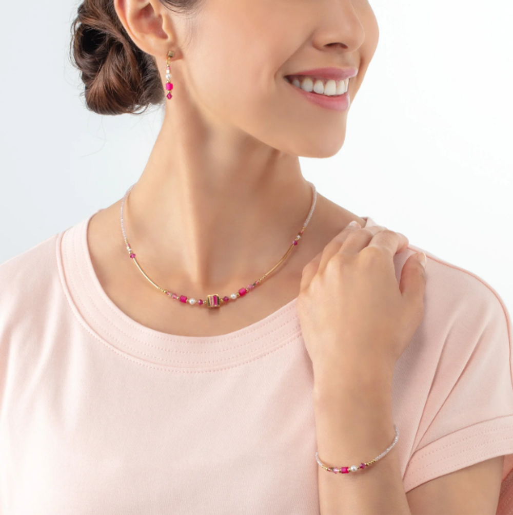 Браслет Coeur de Lion Pink-Gold 4355/30-0416