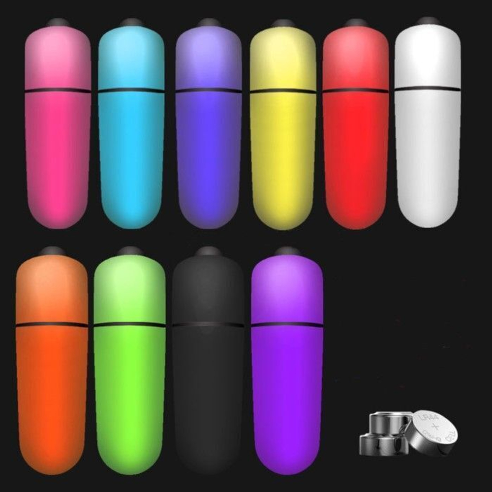 Вибропуля «Оки-Чпоки» - 6 см. (Цвет: разноцветный)