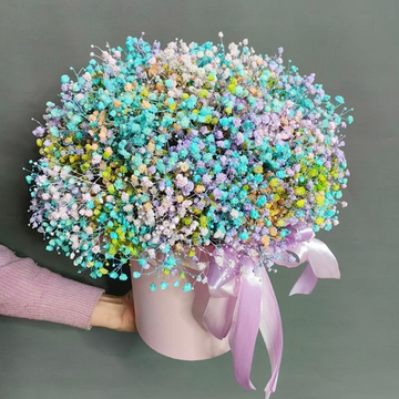 Коробка с гипсофилой