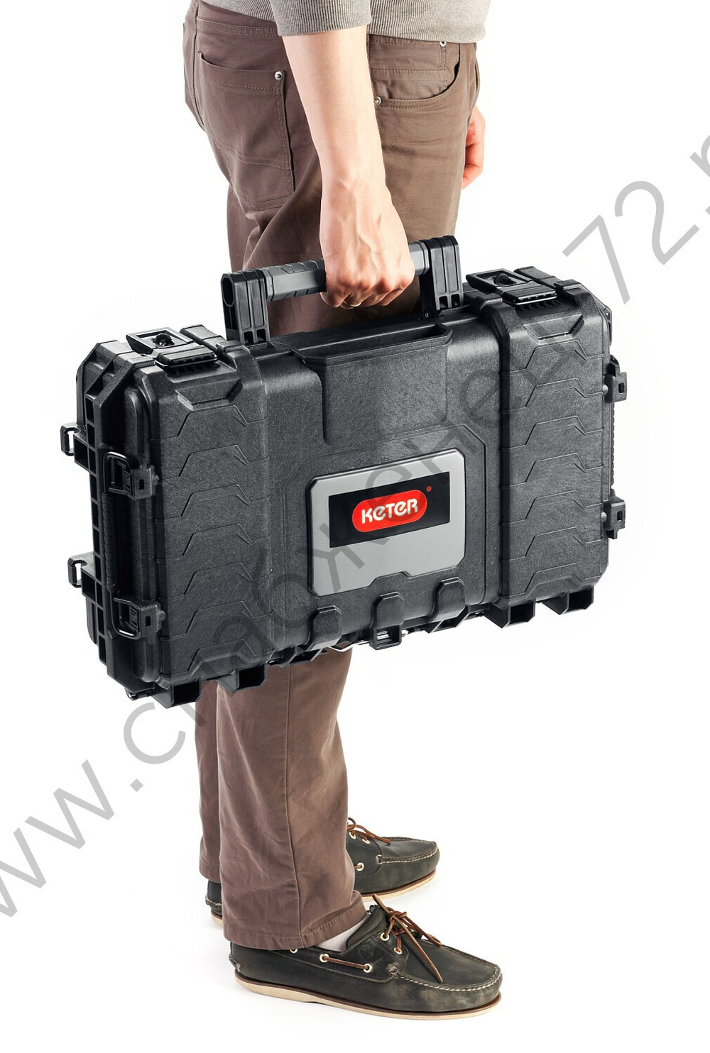 KETER GEAR ORGANIZER, 560 х 345 х 128 мм, (22″), пластиковый ящик-органайзер с 7 съемными ячейками (38374)