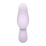 Сиреневый вибромассажер 17,4см с вакуумной стимуляцией Satisfyer Curvy Trinity 2