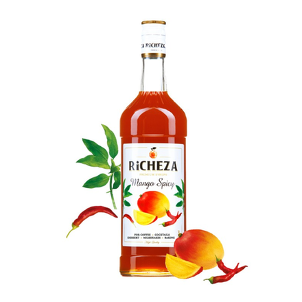 Сироп RiCHEZA Манго Спайс стекло (1л), шт