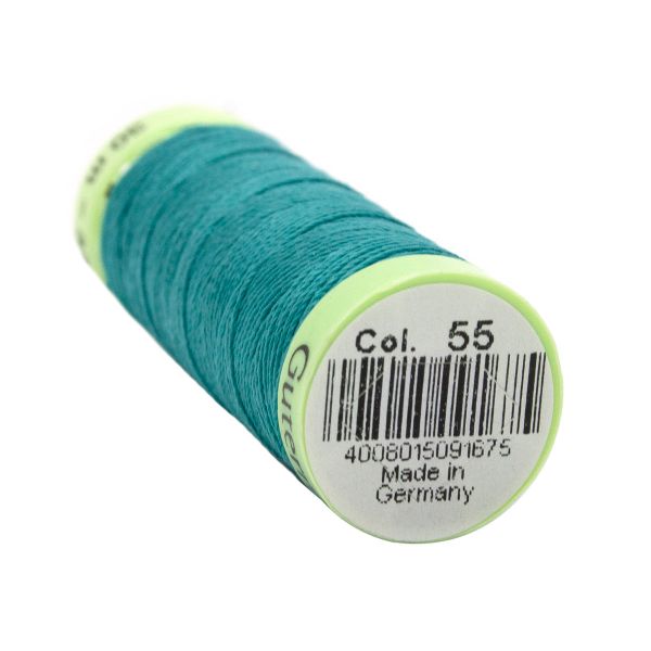 Нитки отделочные Gutermann Top Stitch 30 (30 метров), 5 кат. | 055 св.зеленая бирюза