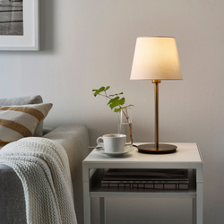 IKEA SKAFTET  (ИКЕА СКАФТЕТ)  -  Основание настольной лампы, цвет латуни, 30 см