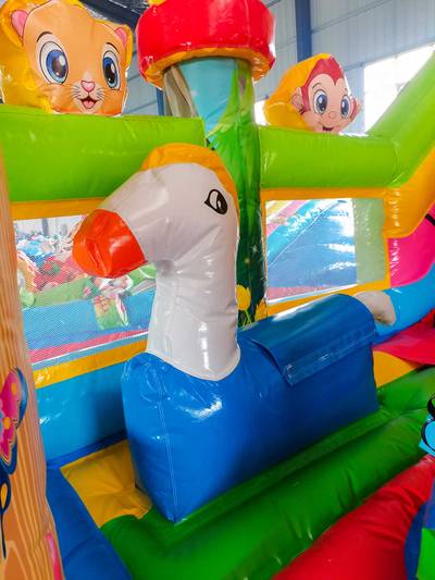 Коммерческий надувной батут «Тигриная страна 3», 8*4*5 м