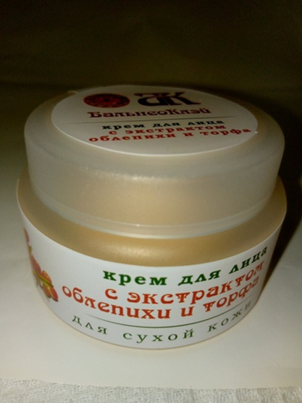 Крем для лица с экстрактом облепихи и торфа