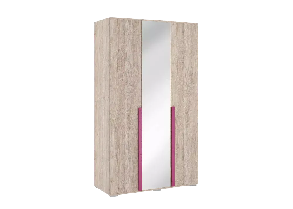 Шкаф трехдверный с зеркалом"Лайк"