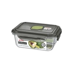 КОНТЕЙНЕР ДЛЯ ПРОДУКТОВ ГЕРМЕТИЧНЫЙ С КЛАПАНОМ BRILLIANT ПРЯМОУГОЛЬНЫЙ 0,45Л (Черный)