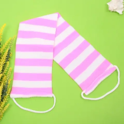 Мочалка для тела «ULTRAMARIN KIPARIS», мягкая, цвет розовый, 60*13см