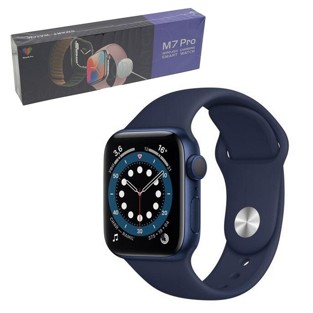 Смарт-часы M7 PRO 45мм Wearfit Pro (синий)