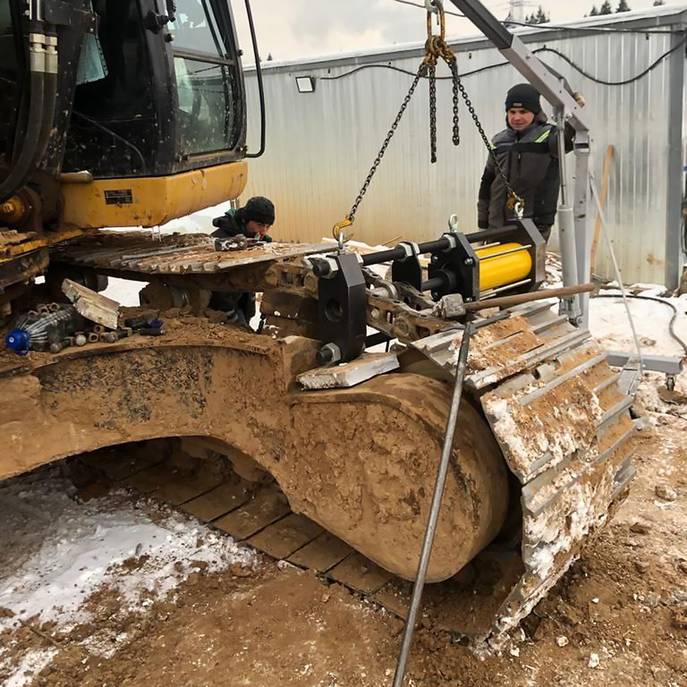 Выпрессовщик пальцев траковых цепей 100т. ОДА Сервис ODA-T1339