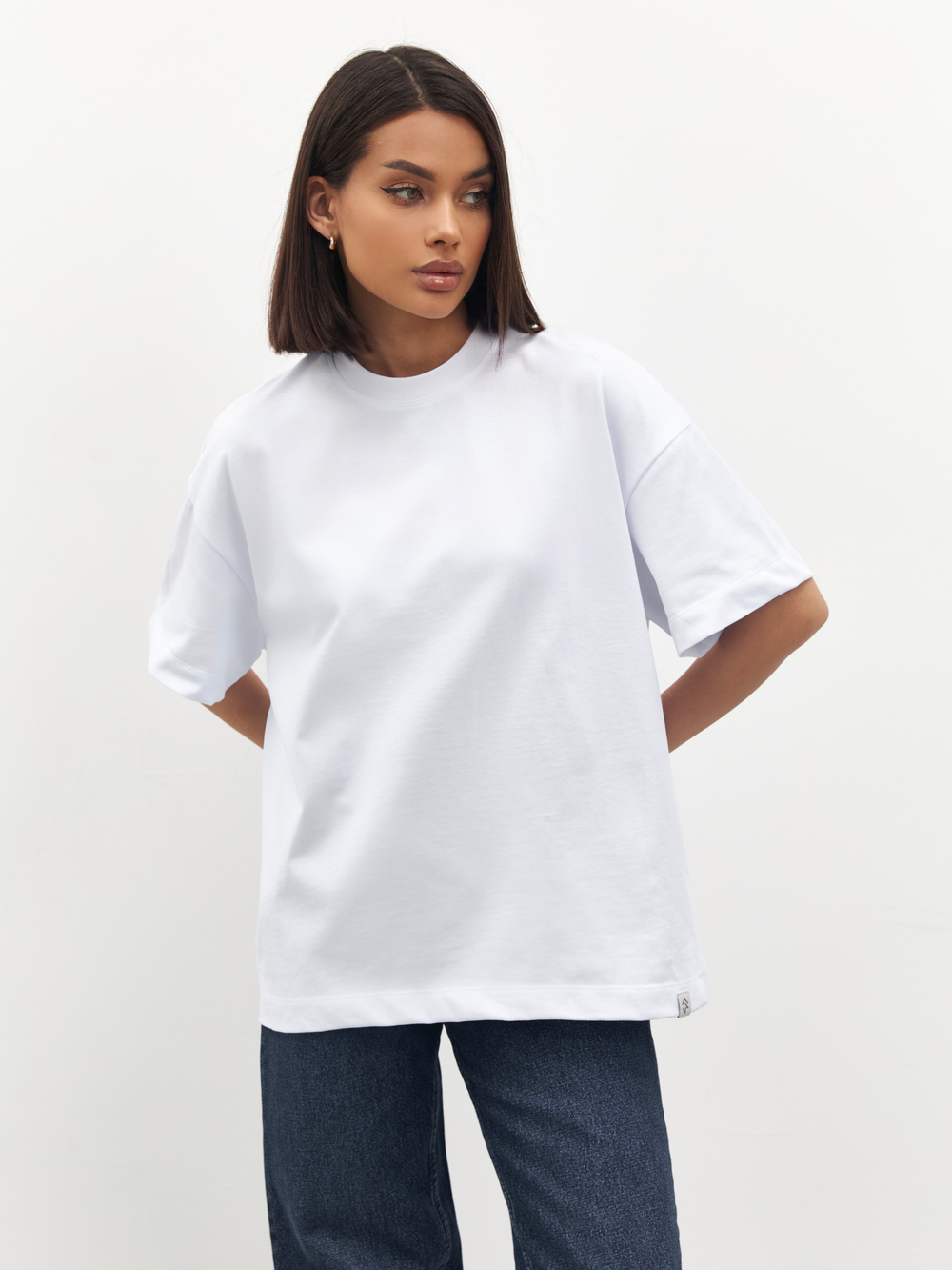 Футболка оверсайз из 100% хлопка