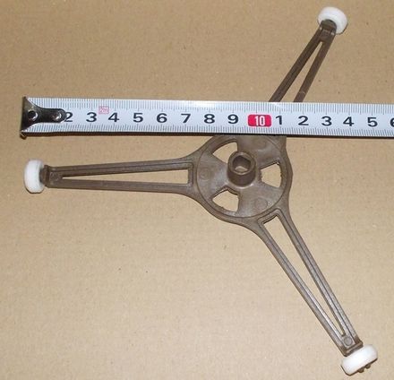 Крестовина тарелки микроволновки R=95mm, B=14mm, A.L.=13mm