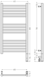 Сунержа Богема 3.0 прямая 800х400  МЭМ правый