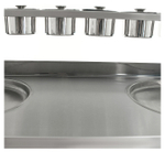 Фризер для жареного мороженого Foodatlas KCB-2Y (контейнеры, стол для топпингов, система контроля температуры)