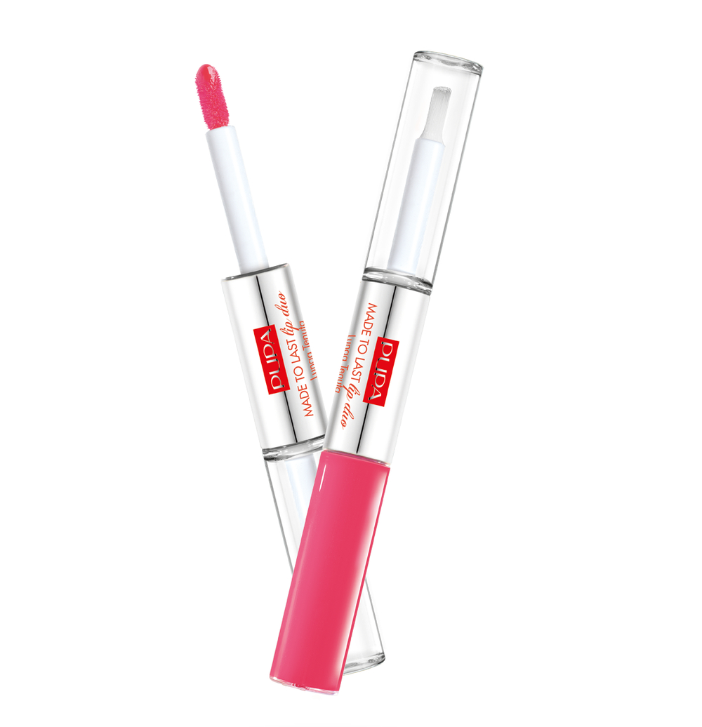 Pupa Тестер Помада для губ Made to Last Lip Duo, жидкая, тон №002, Розовый восход, 8 мл