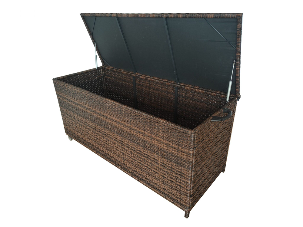 Сундук из искусственного ротанга для хранения подушек из искусственного ротанга ХАРОМА 460л