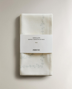 Zara Home столовая салфетка из хлопка, 45 45 см (комплект 2 шт.) · 4279/022