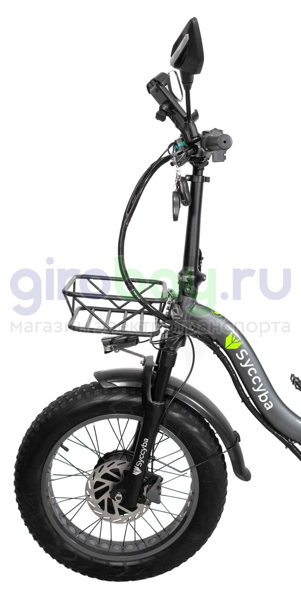 Электровелосипед Syccyba F11 Pro Dual 48V/20Ah (полный привод) - Серый обод фото №10