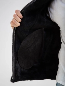 Дубленка мужская натуральная авиатор зимняя Турция