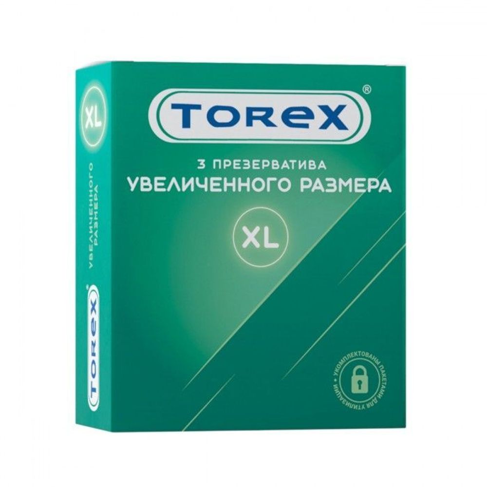 Презервативы Torex Увеличенного размера - 3 шт.