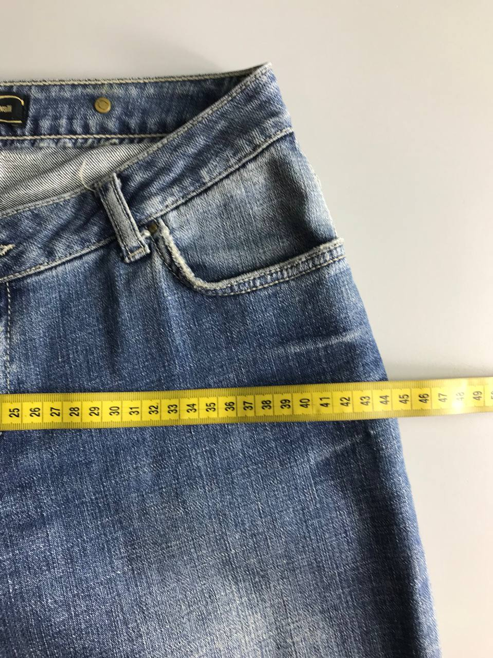 Джинсы для модных образов, маркировка 27, визуально на 44 размер