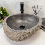 Раковина из речного камня RS-63562 (45*40*16) 0122
