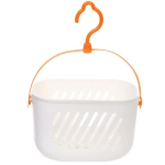 Корзинка для хранения подвесная «ЛЕНАРО», цвет белый, 23*13*14см, нагрузка 2кг (пакет)