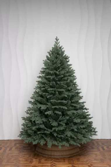 Искусственная елка Балтийская голубая 240 см., 100% литая хвоя, ЕлкиТорг (243240)