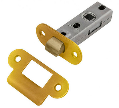 Межкомнатная овальная защелка (Матовое золото)