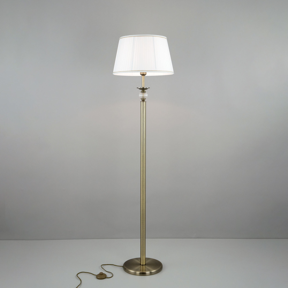 Citilux Гера CL433913 Торшер с абажуром Бронза