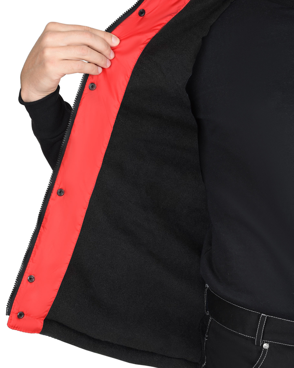 Жилет "Зодиак" красный с флисовой подкладкой (ЧЗ)